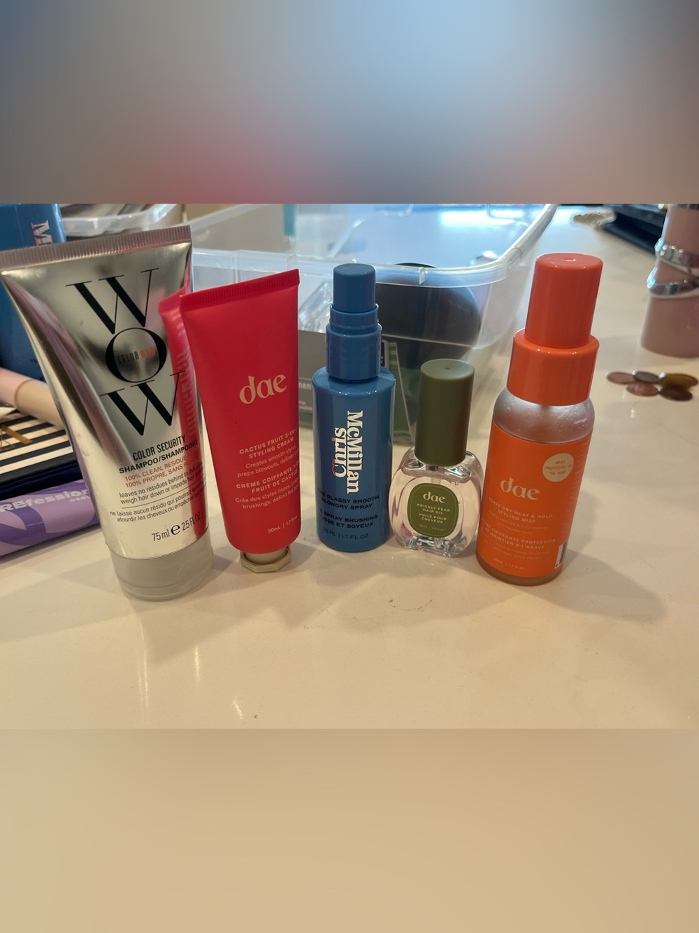 Random new hair care